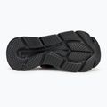 Klapki damskie SKECHERS JGoldcrown Max Cushioning Foamies Love True black 5