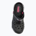Klapki damskie SKECHERS JGoldcrown Max Cushioning Foamies Love True black 6