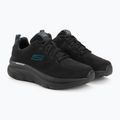 Buty męskie SKECHERS D'Lux Walker Get Oasis black/teal 4