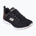 Buty damskie SKECHERS Flex Appeal 4.0 Wild Ballad black/leopard 2