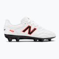 Buty piłkarskie dziecięce New Balance 442's Academy V2 FG white/black 2