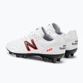 Buty piłkarskie dziecięce New Balance 442's Academy V2 FG white/black 3