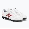Buty piłkarskie dziecięce New Balance 442's Academy V2 FG white/black 4