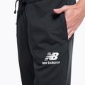 Spodnie męskie New Balance Essentials Stacked Logo French black 4
