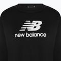 Bluza damska New Balance Essentials Stacked Logo French Terry Crewneck black 7