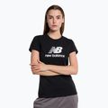 Koszulka damska New Balance Essentials Stacked Logo black