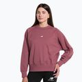 Bluza damska New Balance Athletics Remastered French Terry Crewneck washed burgundy