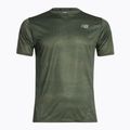 Koszulka do biegania męska New Balance Printed Impact Run deep olive green 6