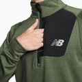 Bluza do biegania męska New Balance Heat Grid Half Zip deep olive graphite 4
