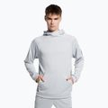 Bluza piłkarska męska New Balance Tenacity Football Training Hoodie light aluminium