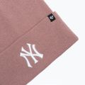 Czapka zimowa 47 Brand MLB New York Yankees Haymaker mauve 3
