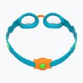 Okulary do pływania dziecięce Speedo Spot azure blue/fluro green/fluro orange/clear 2