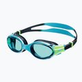Okulary do pływania dziecięce Speedo Biofuse 2.0 hypersonic blue/true navy/lumo green/blue