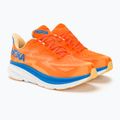 Buty do biegania męskie HOKA Clifton 9 Wide vibrant orange/impala 4