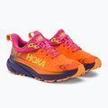 Buty do biegania damskie HOKA Challenger 7 GTX vibrant orange/pink yarrow 6