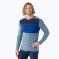Bluza termoaktywna męska Smartwool Thermal Merino Baselayer Colorblock Crew Boxed pewter blue
