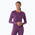 Longsleeve termoaktywny damski Smartwool Merino 250 Baselayer Crew Boxed purple iris heather
