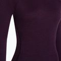 Longsleeve termoaktywny damski Smartwool Merino 250 Baselayer Crew Boxed purple iris heather 5