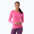 Bluza termoaktywna damska Smartwool Merino 250 Baselayer Crew Boxed power pink