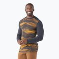 Bluza termoaktywna męska Smartwool Merino 250 Baselayer Crew Boxed charcoal mtn scape