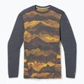 Bluza termoaktywna męska Smartwool Merino 250 Baselayer Crew Boxed charcoal mtn scape 6