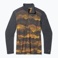 Longsleeve termoaktywny męski Smartwool Merino 250 Baselayer 1/4 Zip Boxed charcoal mtn scape 3