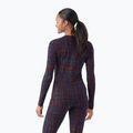 Longsleeve termoaktywny damski Smartwool Merino 250 Baselayer Crew Boxed purple iris digi plaid 2