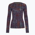 Longsleeve termoaktywny damski Smartwool Merino 250 Baselayer Crew Boxed purple iris digi plaid 3