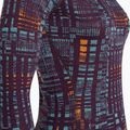 Longsleeve termoaktywny damski Smartwool Merino 250 Baselayer Crew Boxed purple iris digi plaid 5