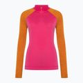 Longsleeve termoaktywny damski Smartwool Classic Thermal Merino Baselayer 1/4 Zip Boxed power pink 3