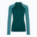 Longsleeve termoaktywny damski Smartwool Classic Thermal Merino Baselayer 1/4 Zip Boxed emerald 3