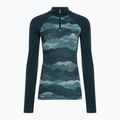 Bluza termoaktywna damska Smartwool Classic Thermal Merino Baselayer 1/4 Zip Boxed twilight 3
