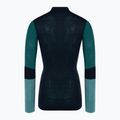 Longsleeve termoaktywny damski Smartwool Intraknit Thermal Merino Baselayer Colorblock 1/4 Zip navy 4