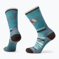 Skarpety damskie Smartwool Hike Light Cushion Under The Stars Crew cascade green 5