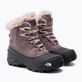 Śniegowce dziecięce The North Face Shellista V Lace WP fawn grey/asphalt grey 4