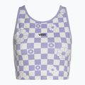 Top damski Vans Longline Racerback Bralette Floral checkerboard/sweet lavender