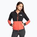 Kurtka hybrydowa damska The North Face Dawn Turn Hybrid Ventrix Hoodie radiant orange/black/asphalt