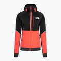 Kurtka hybrydowa damska The North Face Dawn Turn Hybrid Ventrix Hoodie radiant orange/black/asphalt 5