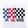 Skarpety Vans Classic Check Crew 3 pary white 6