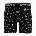 Bokserki termoaktywne męskie Smartwool Merino Print Boxer Brief Boxed black gone camping 6