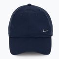 Czapka z daszkiem Nike Dri-Fit Club Unstructured Metal Swoosh midnight navy/metallic silver 2