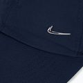 Czapka z daszkiem Nike Dri-Fit Club Unstructured Metal Swoosh midnight navy/metallic silver 3