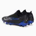 Buty piłkarskie męskie Nike Phantom GX Academy DF FG/MG black/chrome/hyper royal 3