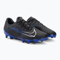 Buty piłkarskie męskie Nike Phantom GX Academy FG/MG black/chrome/hyper royal 4