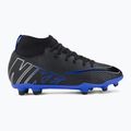 Buty do piłki do nożnej dziecięce Nike JR Mercurial Superfly 9 Club FG/MG black/chrome/hyper real 2