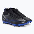 Buty do piłki do nożnej dziecięce Nike JR Mercurial Superfly 9 Club FG/MG black/chrome/hyper real 4