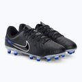 Buty do piłki do nożnej dziecięce Jr Legend 10 Academy FG/MG black/chrome/hyper real 4