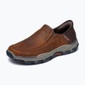 Buty męskie SKECHERS Respected Elgin brown 4