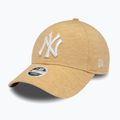 Czapka z daszkiem damska New Era Jersey 9Forty New York Yankees light beige 2