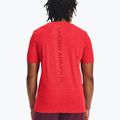Koszulka treningowa męska Under Armour Seamless Grid beta/dark maroon 2